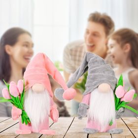 2PCS 15 inches Mother's Day Gnome Plush Decorations Gifts;  Handmade Table Toppers