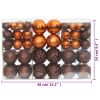 Christmas Baubles 100 pcs Brown 1.2" / 1.6" / 2.4"