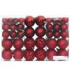 Christmas Baubles 100 pcs Wine Red 1.2" / 1.6" / 2.4"