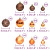 Christmas Baubles 100 pcs Brown 1.2" / 1.6" / 2.4"