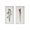 Dried Flower 2-piece Shadow Box Wall Decor Set