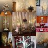 2FT 24LT Pre-lit White Birch Tree Lights with Timer Decorative Light Tabletop Tree-Set of 2