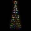 Christmas Tree Light with Spikes 220 LEDs Colorful 70.9"