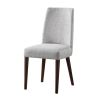 Taylor Chair With Espresso Legs And Gray Fabric