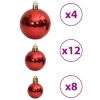 Christmas Baubles 100 pcs Wine Red 1.2" / 1.6" / 2.4"