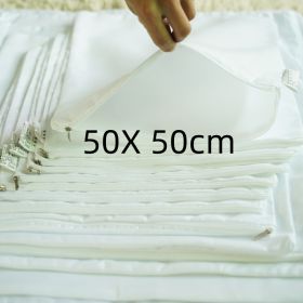 Pillow Pillowcase Pillow Polyester Liner Cover Cushion (Option: White Sanding Liner Cover-50X 50cm)