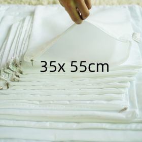 Pillow Pillowcase Pillow Polyester Liner Cover Cushion (Option: White Sanding Liner Cover-35x 55cm)