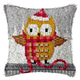 Diy Handmade Christmas Cushion Wool Embroidered Pillow Material Package (Option: BZ805-English Color Printing)