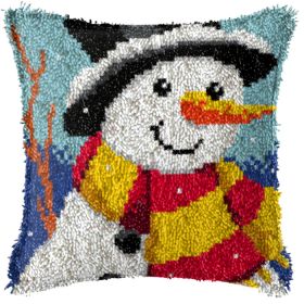 Diy Handmade Christmas Cushion Wool Embroidered Pillow Material Package (Option: BZ880-English Color Printing)