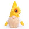 Easter Decorations; Handmade Summer Sunflower Gnomes Faceless Plush Doll