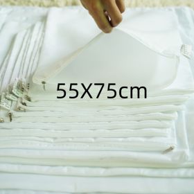 Pillow Pillowcase Pillow Polyester Liner Cover Cushion (Option: White Sanding Liner Cover-55X75cm)