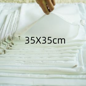 Pillow Pillowcase Pillow Polyester Liner Cover Cushion (Option: White Sanding Liner Cover-35X35cm)