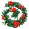 Christmas Garland with LED Lights Green 8.9' PVC