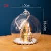 Christmas Microlandscape Glass Ball Lob Ball Christmas Tree Decorations Light Up Ball Christmas Decorative Lights LED Lights