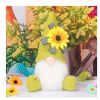 Easter Decorations; Handmade Summer Sunflower Gnomes Faceless Plush Doll